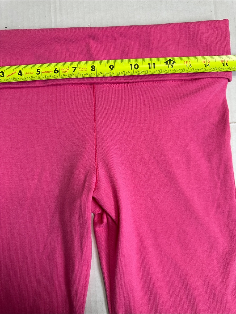 PINK Victoria’s Secret Flare Leggings Foldover Waistband Yoga Pants Medium READ - Picture 9 of 11